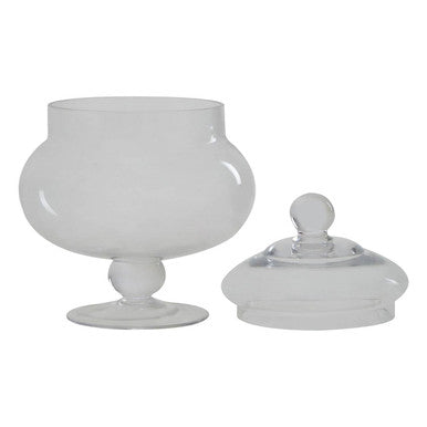 Olivia Clear Glass Candy Small Storage Jar - Nest UK