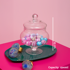 Olivia Clear Glass Candy Small Storage Jar - Nest UK