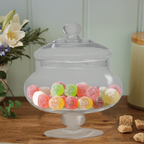 Olivia Clear Glass Candy Small Storage Jar - Nest UK