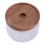 Glass Storage Jar with Acacia Lid 560 Ml | Tromso
