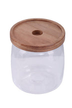 Glass Storage Jar with Acacia Lid 860 Ml | Tromso