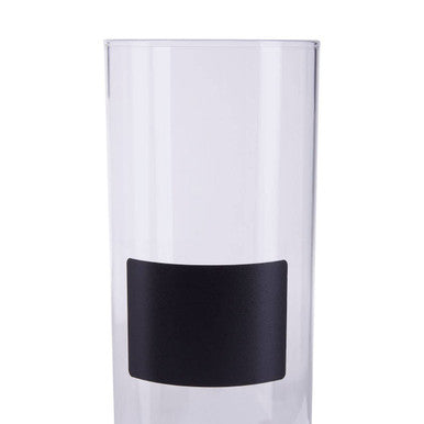 Glass Storage Jar with Acacia Lid and Chalkboard 1800 Ml | Tromso