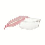 Freska 320ml Square Glass Container.