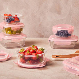 520Ml Square Glass Container | Freska