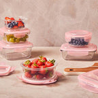 520Ml Square Glass Container | Freska