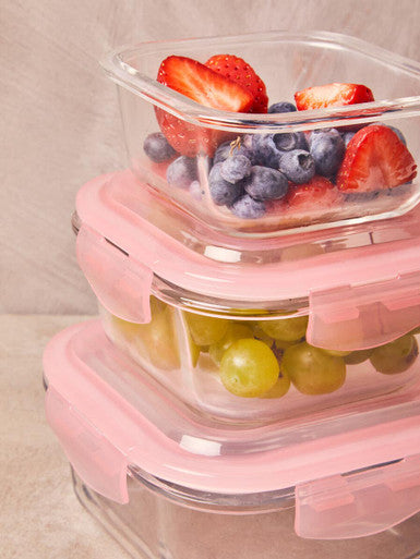 640Ml Rectangular Glass Container | Freska