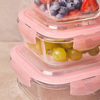 1040Ml Rectangular Glass Container | Freska