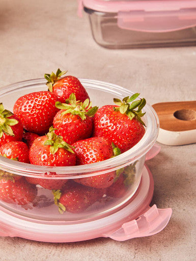 620Ml Round Glass Container | Freska