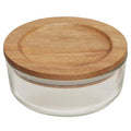 300Ml Glass Container with Acacia Lid | Freska