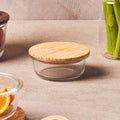 850Ml Glass Container with Acacia Lid | Freska