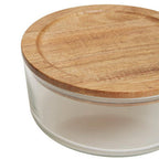 850Ml Glass Container with Acacia Lid | Freska