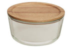 1650Ml Glass Container with Acacia Lid | Freska