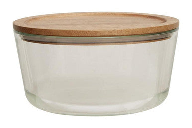 1650Ml Glass Container with Acacia Lid | Freska