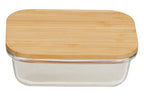 370Ml Glass Container with Bamboo Lid | Freska