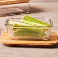 370Ml Glass Container with Bamboo Lid | Freska