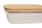 370Ml Glass Container with Bamboo Lid | Freska