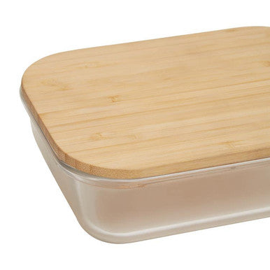 640Ml Glass Container with Bamboo Lid | Freska