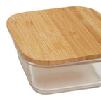 320Ml Glass Container with Bamboo Lid | Freska