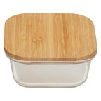 520Ml Glass Container with Bamboo Lid | Freska
