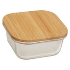 520Ml Glass Container with Bamboo Lid | Freska