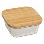 800Ml Glass Container with Bamboo Lid | Freska
