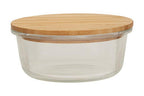 620Ml Glass Container with Bamboo Lid | Freska