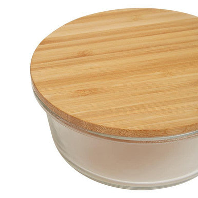 620Ml Glass Container with Bamboo Lid | Freska