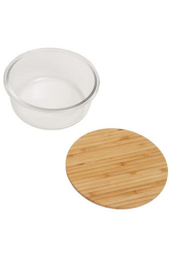 950Ml Glass Container with Bamboo Lid | Freska