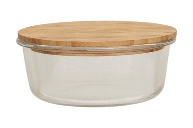 950Ml Glass Container with Bamboo Lid | Freska