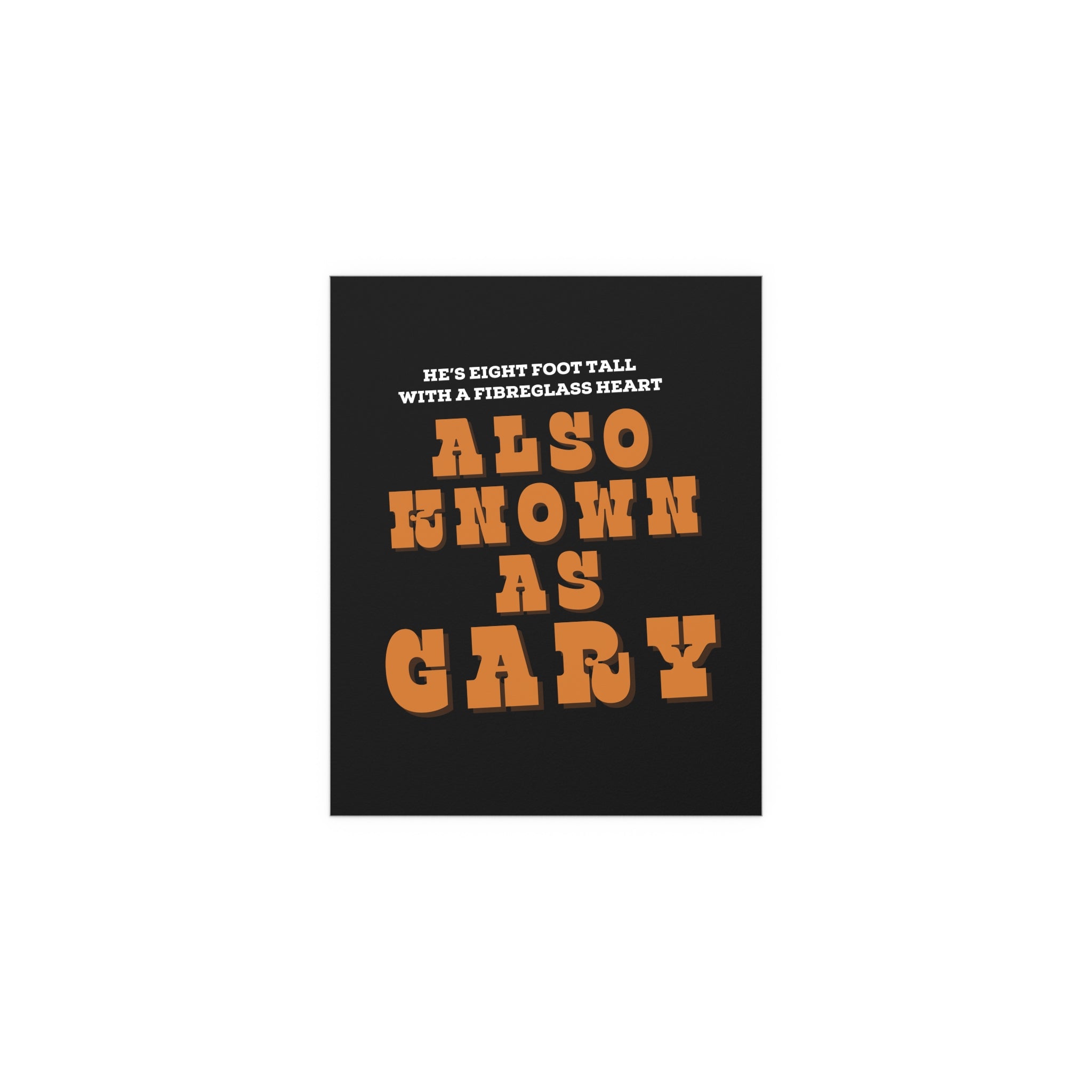 Blossoms - Gary (Black & Orange)