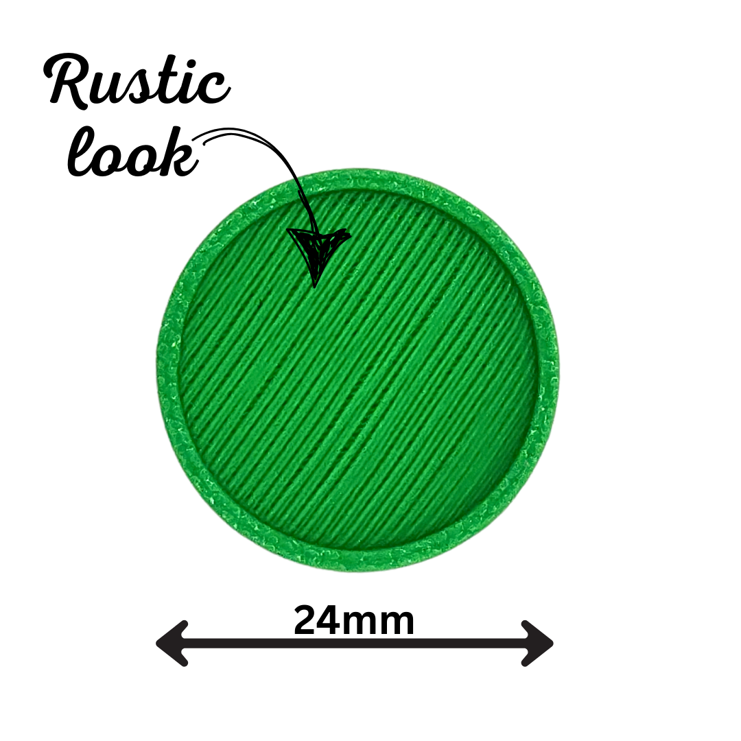 10 Small High Power Peppermint (Green And White) Memo Board Magnets