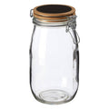 Glass Storage Jar with Wooden Lid 1500 Ml | Appert