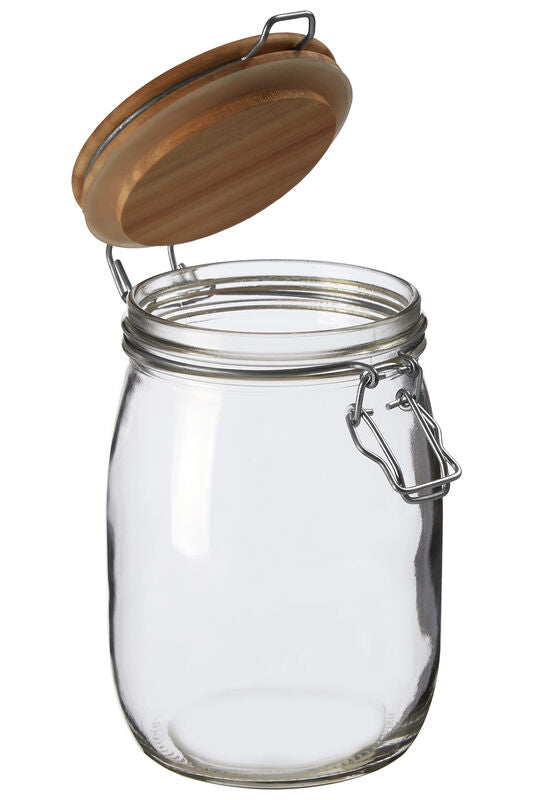Medium Storage Jar with Pine Wood Lid | Appert