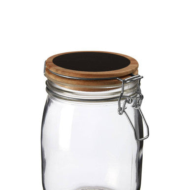 Medium Storage Jar with Pine Wood Lid | Appert