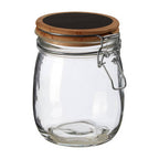 Glass Storage Jar with Wooden Lid 750 Ml | Appert