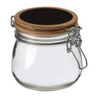 Glass Storage Jar with Wooden Lid 500 Ml | Appert