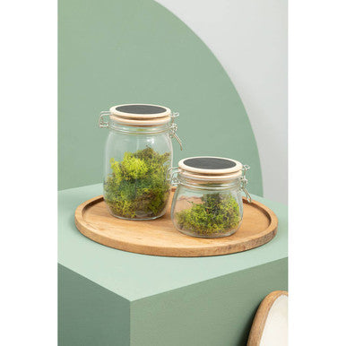 Glass Storage Jar with Wooden Lid 500 Ml | Appert