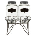 Set of 2 Drink Dispensers with Stand | Grocer