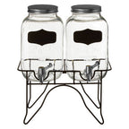 Set of 2 Drink Dispensers with Stand | Grocer