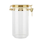 Jar with Gold Lid 1100 Ml | Gozo