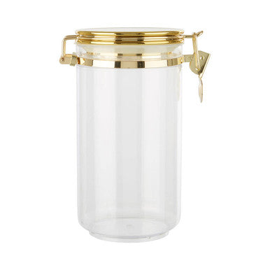 Jar with Gold Lid 1100 Ml | Gozo