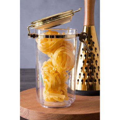 Jar with Gold Lid 1100 Ml | Gozo