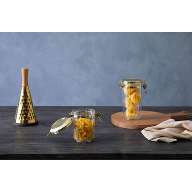 Jar with Gold Lid 1100 Ml | Gozo
