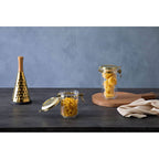 Jar with Gold Lid 1100 Ml | Gozo