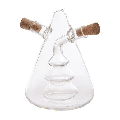 Dual Oil and Vinegar Glass Bottle | Montela
