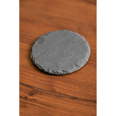 Preto Set of Four Round Coasters | Slate