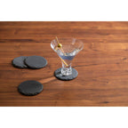 Preto Set of Four Round Coasters | Slate