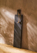 Large Slate Paddle Chopping and Serving Board | Preto