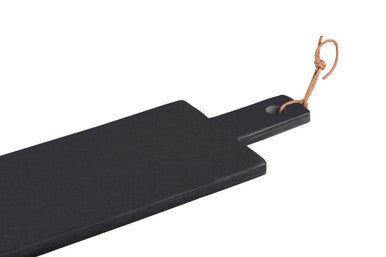 Large Slate Paddle Chopping and Serving Board | Preto