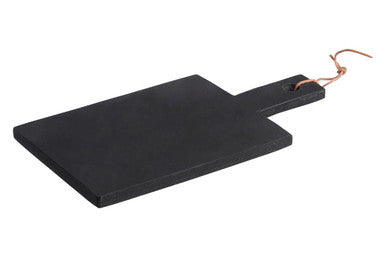 Small Slate Paddle Chopping and Serving Board | Preto